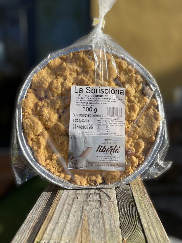 Torta Sbrisolona Amazzone - Sapori di Libertà